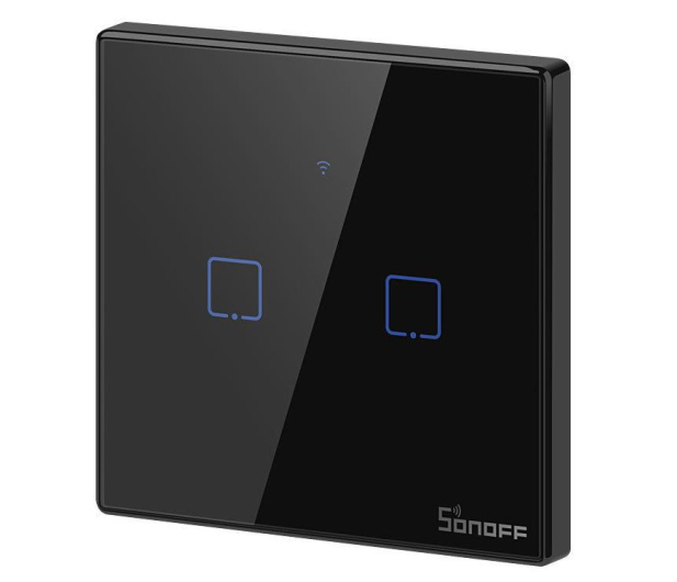 Sonoff Dotykowy Włącznik T3 EU TX (WiFi+RF433 2-kanałowy) - 524630 - zdjęcie 2